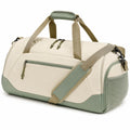 Sporttasche 50 x 25 x 28 cm aus Kunstfaser Beige Salbeigrün mit Schultergurt