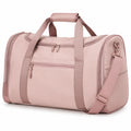 Reisetasche 50 cm Textil Rosa mit Schultergurt und Reißverschluss