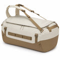 Reisetasche 50 x 30 x 32 cm aus Textil in Cremebraun mit verstellbarem Schultergurt