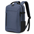 Rucksack 32 x 18 x 46 cm aus Textil in Blau für Alltag mit Reißverschlussfächern
